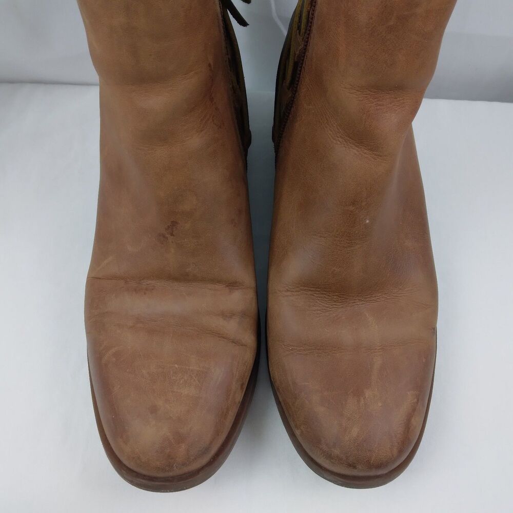 Korks By Kork Ease Belaya Boots Casual Ankle Bootie Brown Leather Women's 8.5 M - Picture 5 of 16